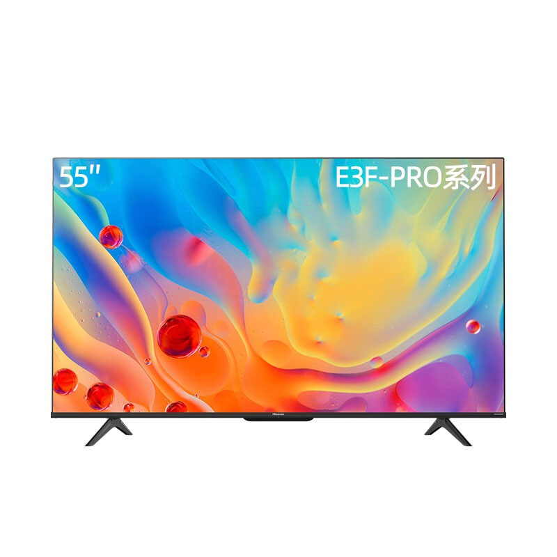 海信(hisense)55e3f-pro 55英寸电视机 4k hdr 2 32gb ai声控memc悬浮