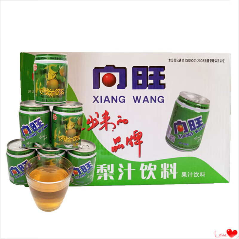 向旺安梨汁酸梨果汁整箱装梨汁饮料河北唐山迁西特产饮品限区 24罐