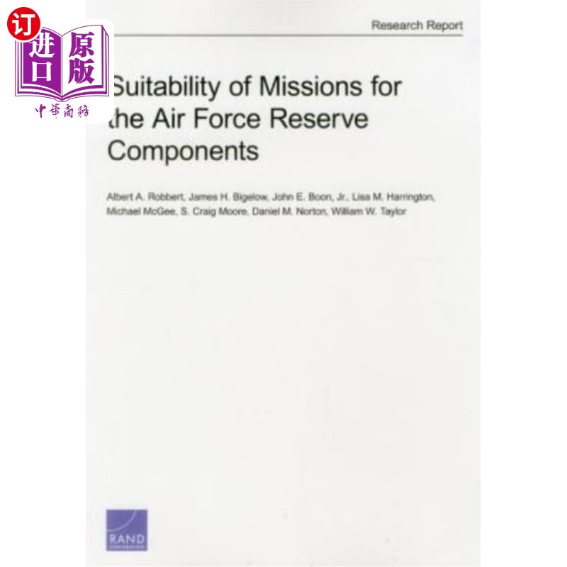 海外直订suitability of missions for the air force reserve