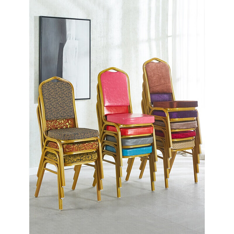 秋佳酒店椅将军椅婚庆会议贵宾专用活动酒席饭店餐厅铝合金宴会桌椅子