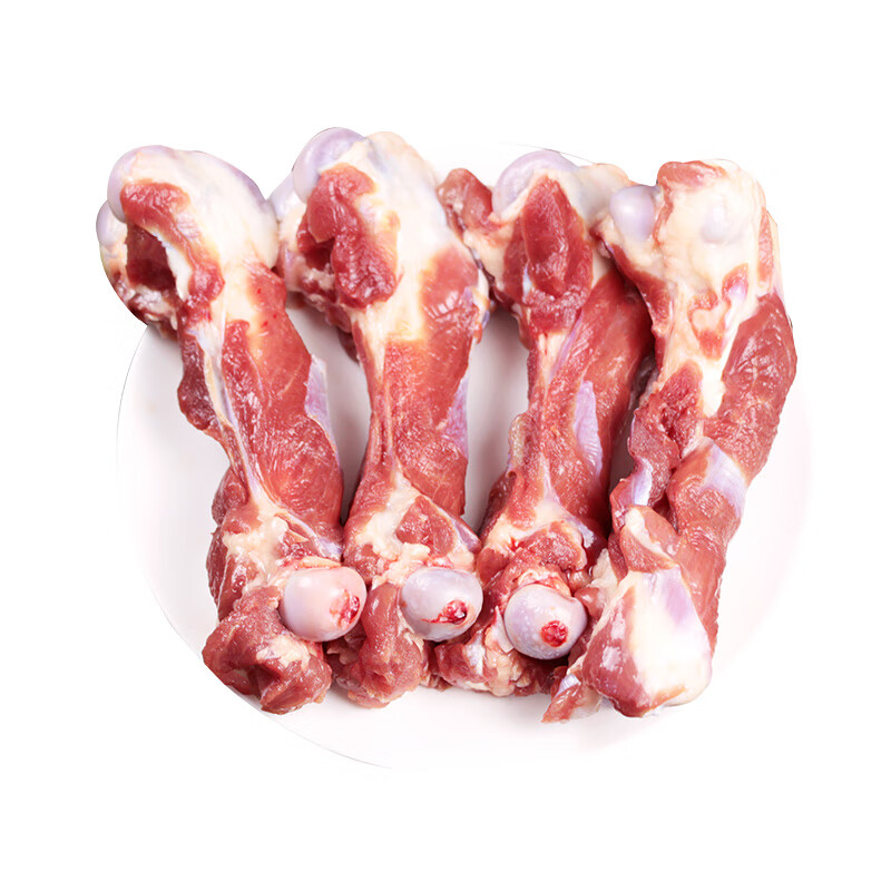 带肉冷冻羊骨头 羊筒骨羊腿吸骨髓煲汤火锅炖煮食材 2斤 【新鲜原味】