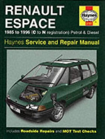 Renault Espace Petrol & Diesel (85 - 96) Haynes Repair Manual