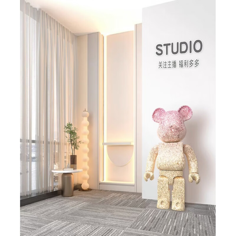 巧昕直播背景布3d立体 高清可移动主播间墙室内道具ins风感拍照视频壁