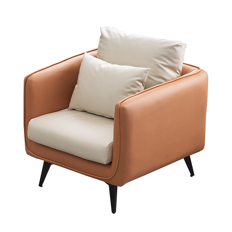 顾格 沙发三防科技布客厅家具北欧现代简约轻奢公寓民宿小户型布艺沙发 单人位8036-70