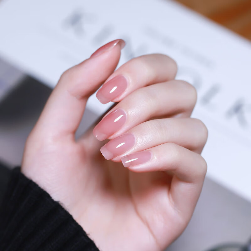 sweet color甲油胶套装 芭比胶蔻丹胶流行冰透色指甲油胶美甲灯光疗机