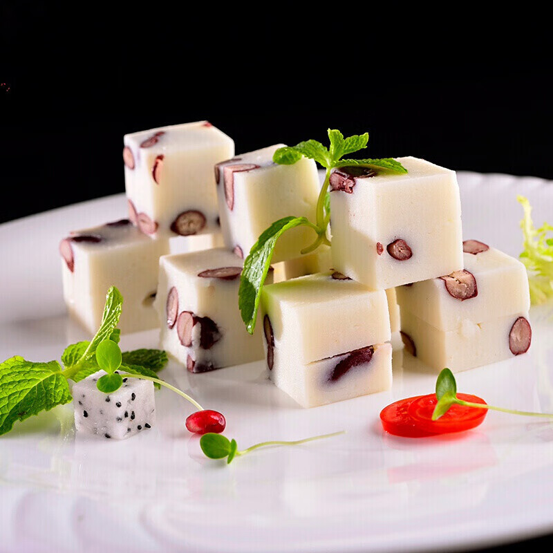 虎钢馋红豆山药糕纯手工糕点美食开袋即食酒店特色冷盘包