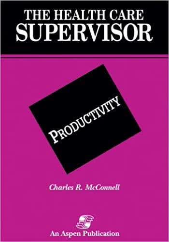 预订Health Care Supervisor: Productivity