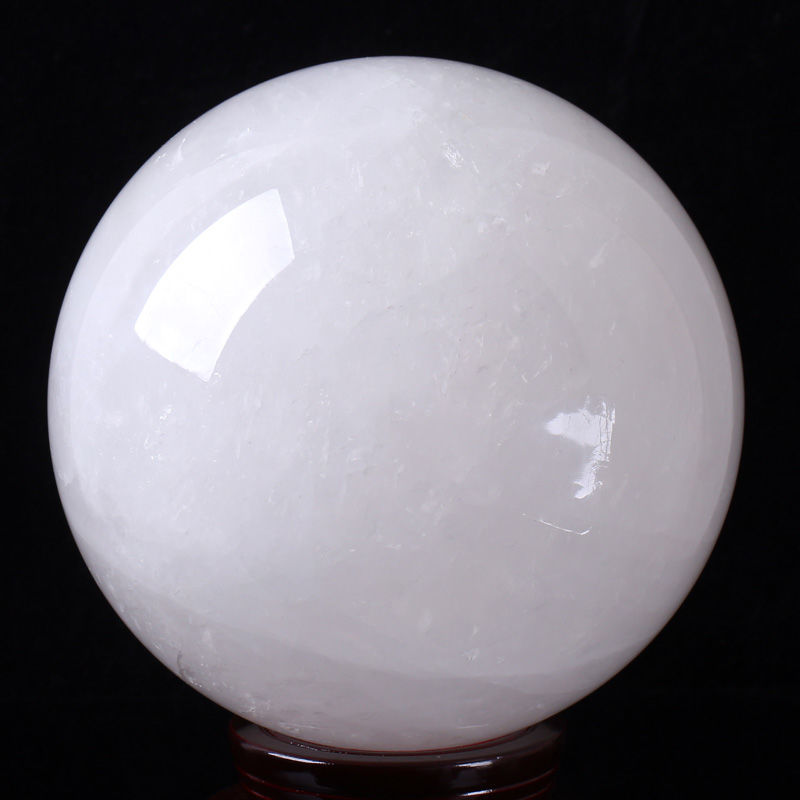 晨林之歌白水晶球摆件白色七星阵白水晶球摆件家居办公开业礼品玄关