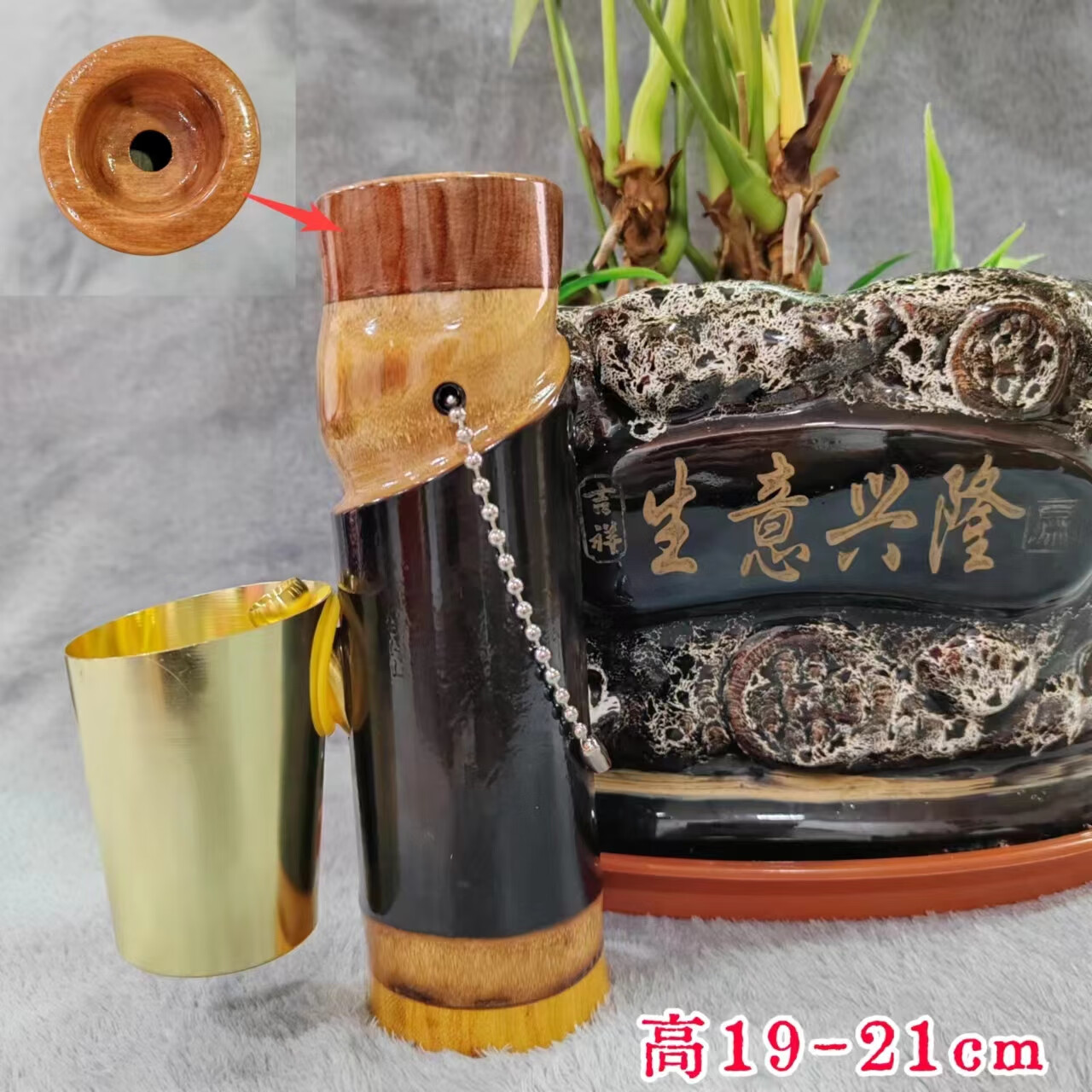 短款迷你水烟筒车载便携式精致水烟壶手工竹子烟斗竹烟杆好抽 竹子款1