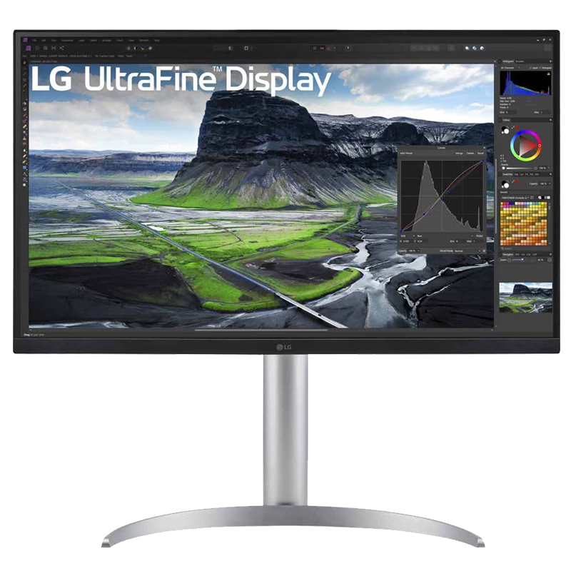 LG 乐金 27UQ850-W 27英寸显示器（3840*2160 、Type-C90W、HDR400、DC1-P398%）