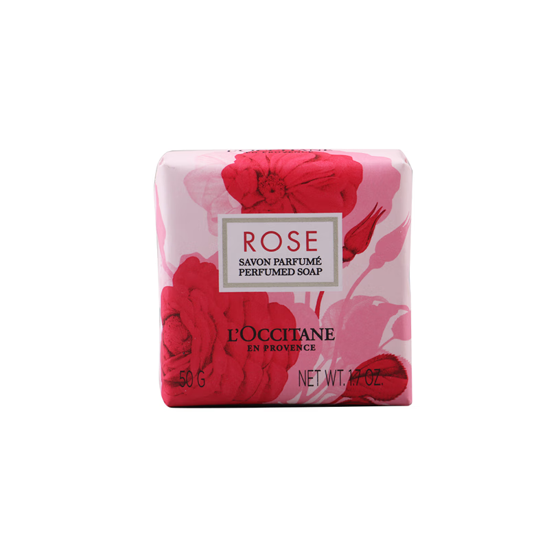 欧舒丹 loccitane 香皂 玫瑰之心香皂沐浴皂50g