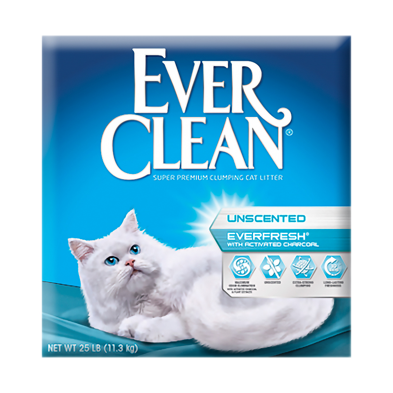 EVER CLEAN 铂钻 蓝白标 膨润土猫砂 11.3kg