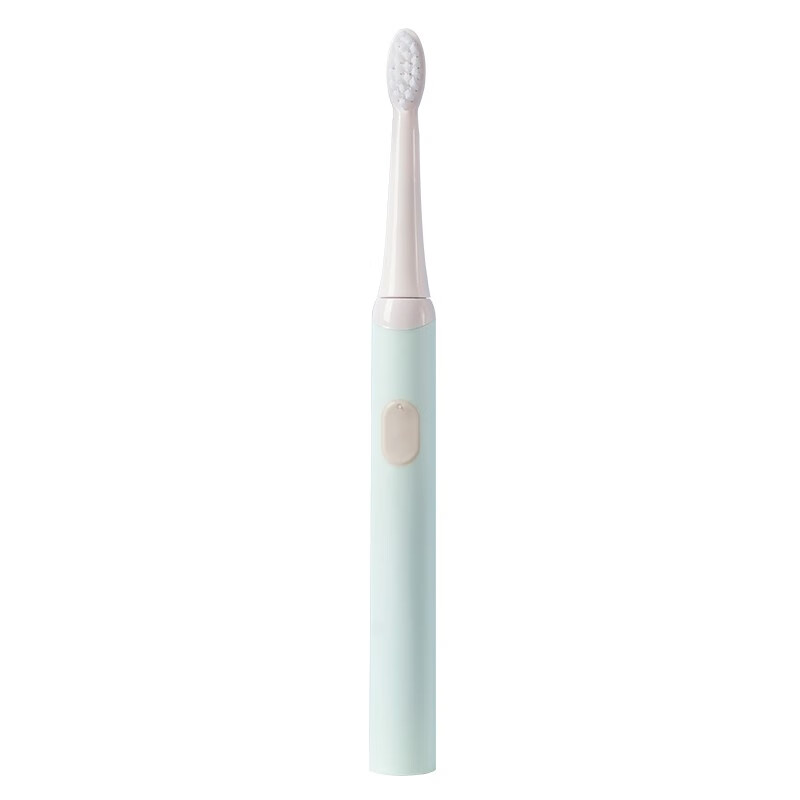 behome T10电动牙刷成人声波震动情侣电动牙刷旅行装充电式自动牙刷 浅蓝色-含2个刷头