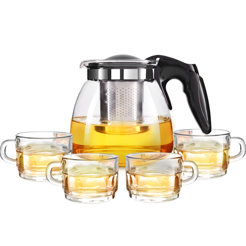 紫丁香 茶具整套茶壺泡茶壺茶杯套裝茶吧機茶水分離壺玻璃功夫茶具套餐