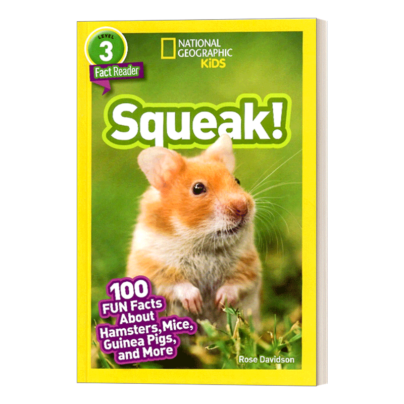 国家地理儿童分级读物第3级 松鼠 英文版 进口英语原版书籍