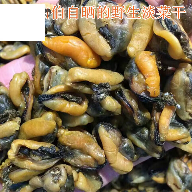 宜享健康渔民自晒中大淡菜干新鲜晒制青口海虹干海产干货500克装
