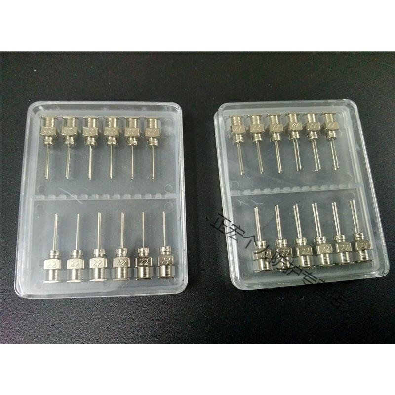 16-30g双针头全不锈钢点胶针头/点胶机针咀 双管 双头针咀针筒 16g