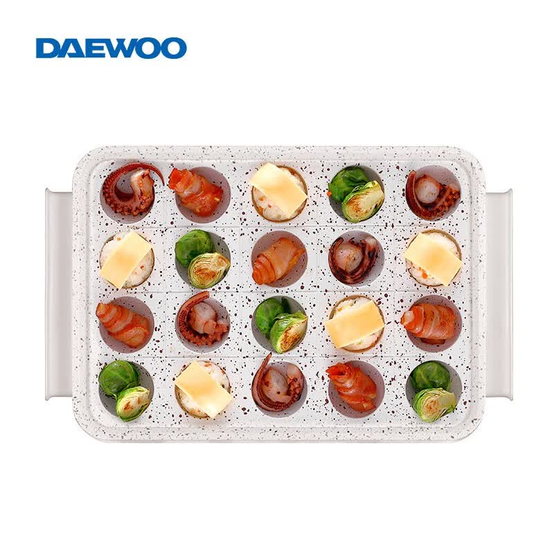 大宇(daewoo)【专属】多功能锅料理锅s11 章鱼丸子盘 白色