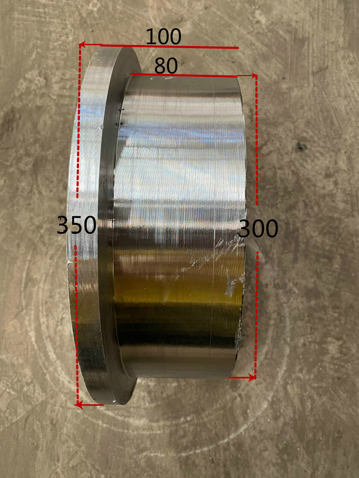 西普顿t型轮单边轮轨道轮重型h轨道轮火车轮高铁轮托轮地铁轮平轮车轮
