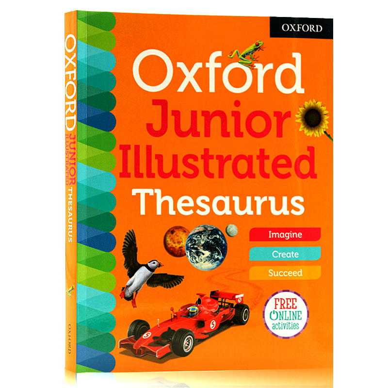 进口英文原版 oxford junior illustrated thesaurus 牛津初级英语