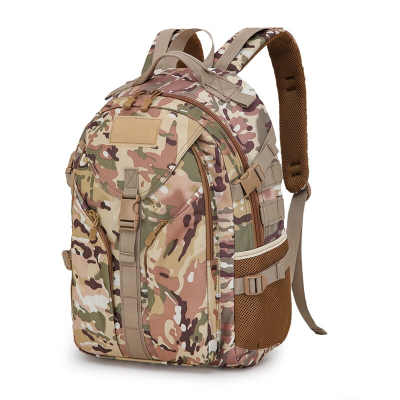 帕米琪（PAMIQI）国防科技大学背包书包装备战术周边双肩包男生户外登山包定制印字 迷彩DL639可定制LOGO