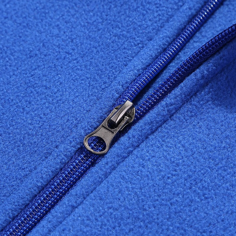 罗蒙户外抓绒衣男女 秋冬季加绒加厚摇粒绒冲锋衣内胆运动保暖外套 男款彩蓝色 XL