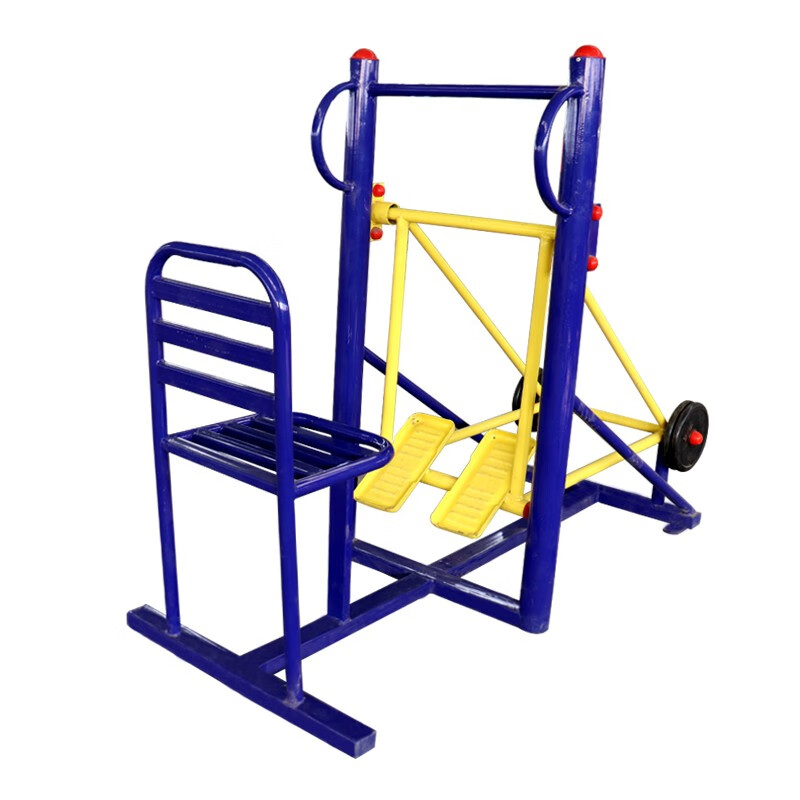 器材室外公园小区广场社区中老年人体育用品 七合一组合 坐式蹬力器