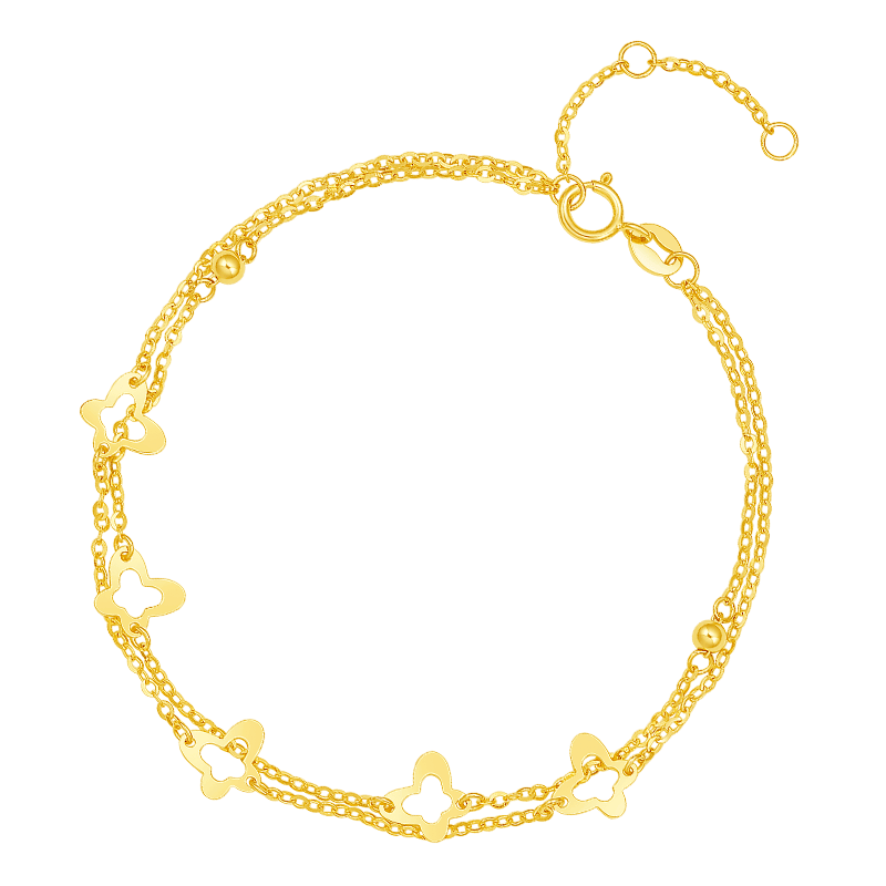 需首购:周六福18k黄金手链蝴蝶手链 生日礼物女c0712357 16 3cm 798.