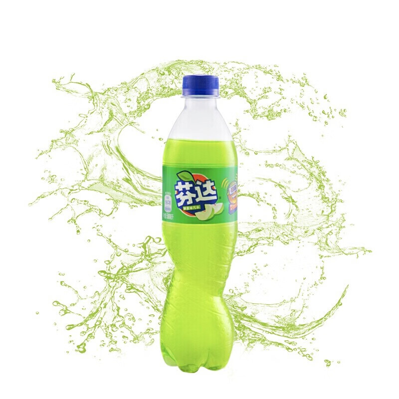 汽水500ml*6/12/24瓶碳酸饮料果味饮品百事出品 芬达苹果味500ml*8瓶