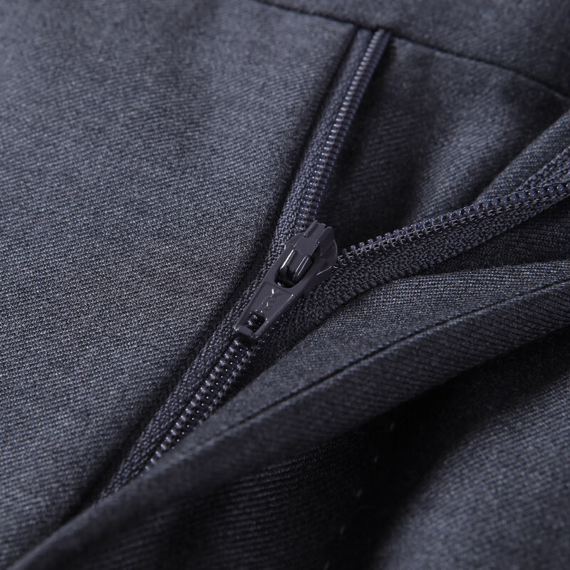 MAYOR男装 春季Loro piana 130支全羊毛斜纹舒适西裤 深灰色 170A （170/78A）