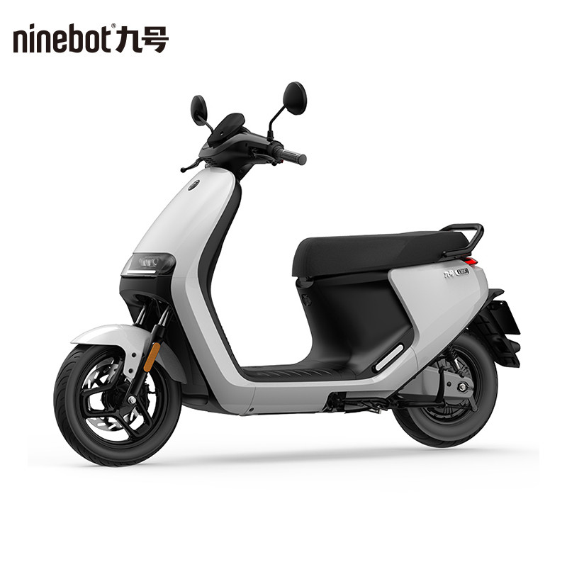 Ninebot九号电动摩托车E80C白色版 智能铅酸电池电动两轮摩托车踏板车 电动车续航60-90km