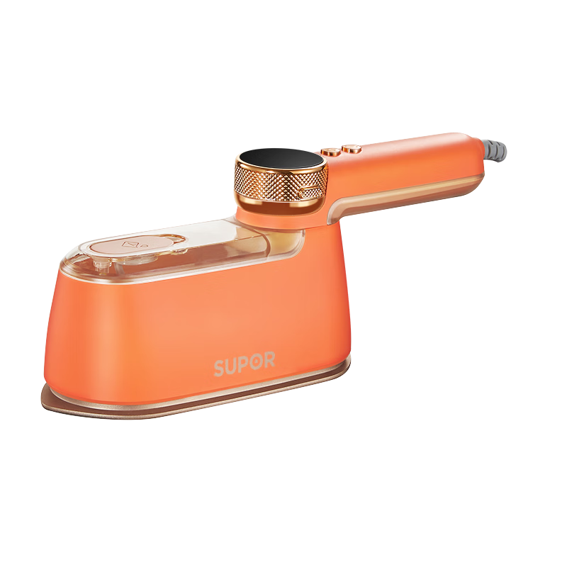 苏泊尔（SUPOR）挂烫机家用手持蒸汽熨烫机熨衣机干湿双烫熨斗旅游出差便携式小型电熨斗杀菌除皱彩盒礼物礼品 橙色