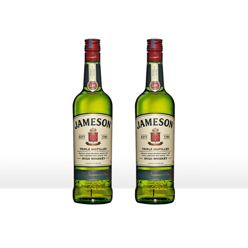 倾酌 尊美醇（Jameson）爱尔兰威士忌 700ml 进口洋酒 尊美醇700ml*2