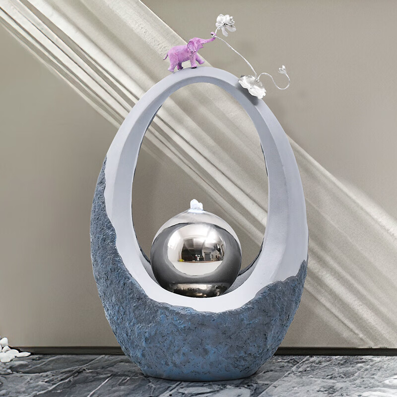 泉水饰家 流水摆件循环水简约风流水器室内水系景观乔迁新居开业礼品