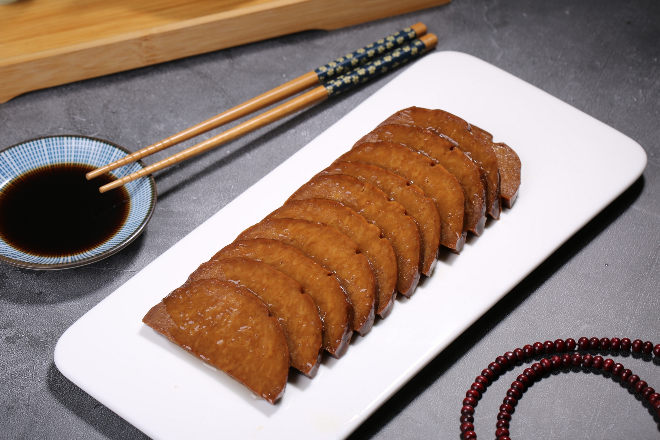 如题山 居士牌素火腿休闲零食素肉上海特产豆腐衣素食供应寺庙素 原味