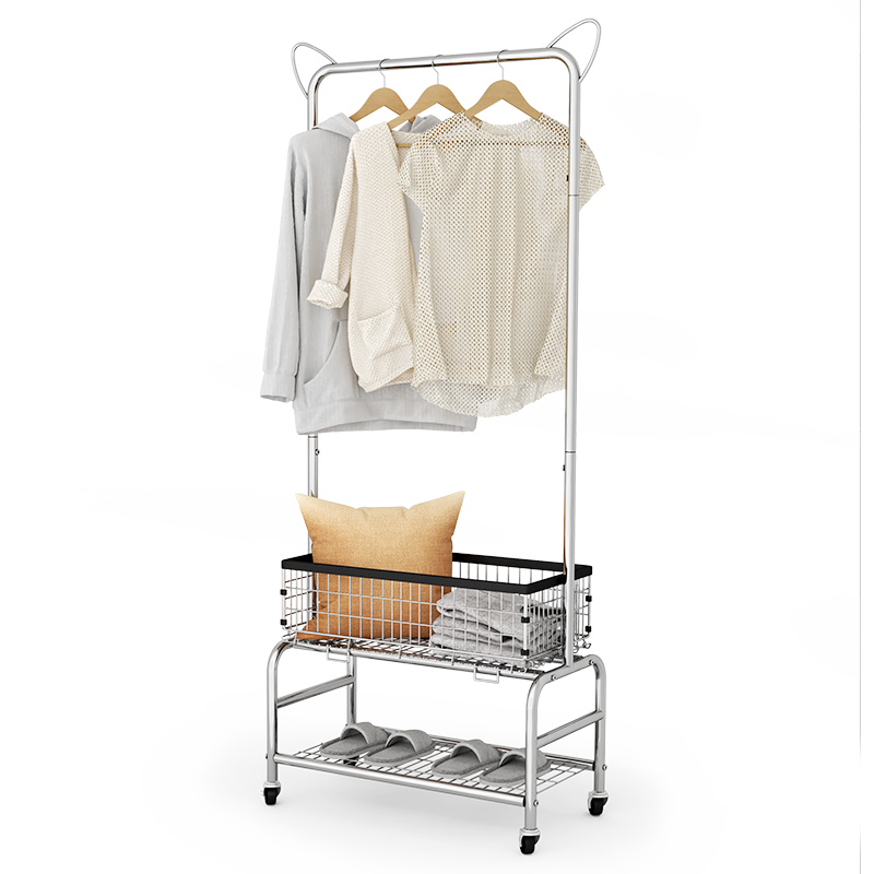 稳纳 衣帽架 落地衣架客厅金属挂衣架卧室时尚简易家用挂衣服架 WN-8275