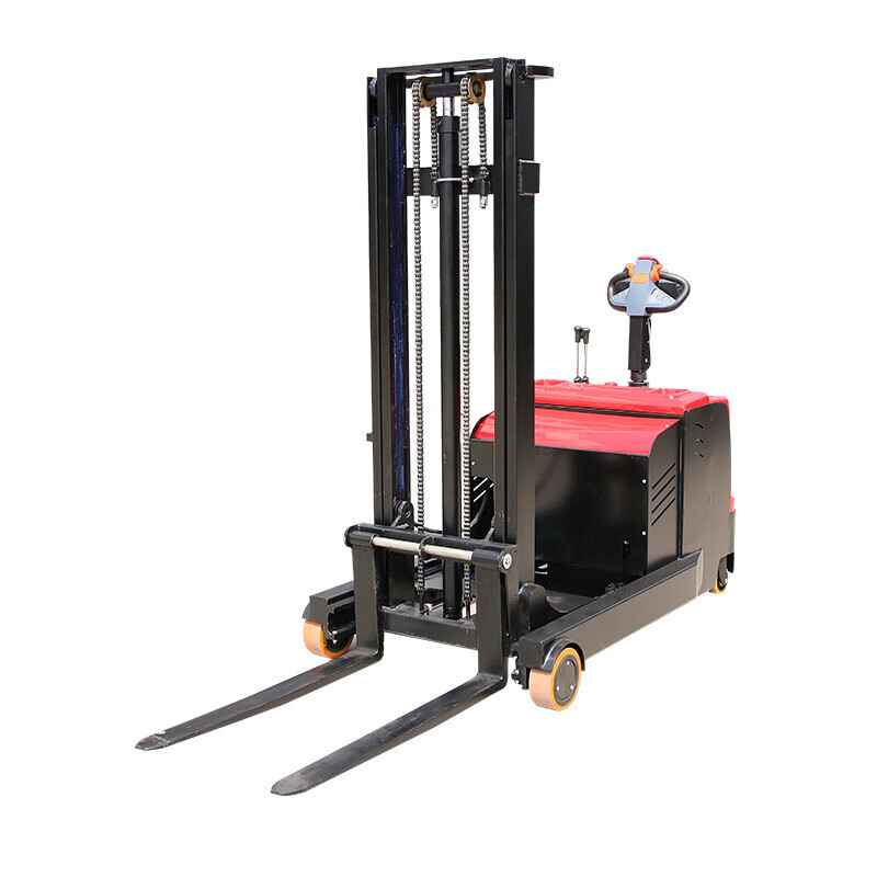 前移式电动叉车 站驾式电动搬运 自动升降堆高车液压托盘电动叉车 1吨