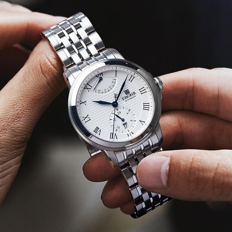 依波（EBOHR）【商场同款】大师系列手表男士自动机械表国表生日礼物防水送男友 凛冽刚 10840115
