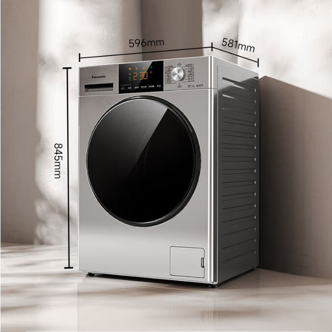 松下洗衣机10公斤智能投放 活性银除菌 泡沫净户外服xqg100-811m