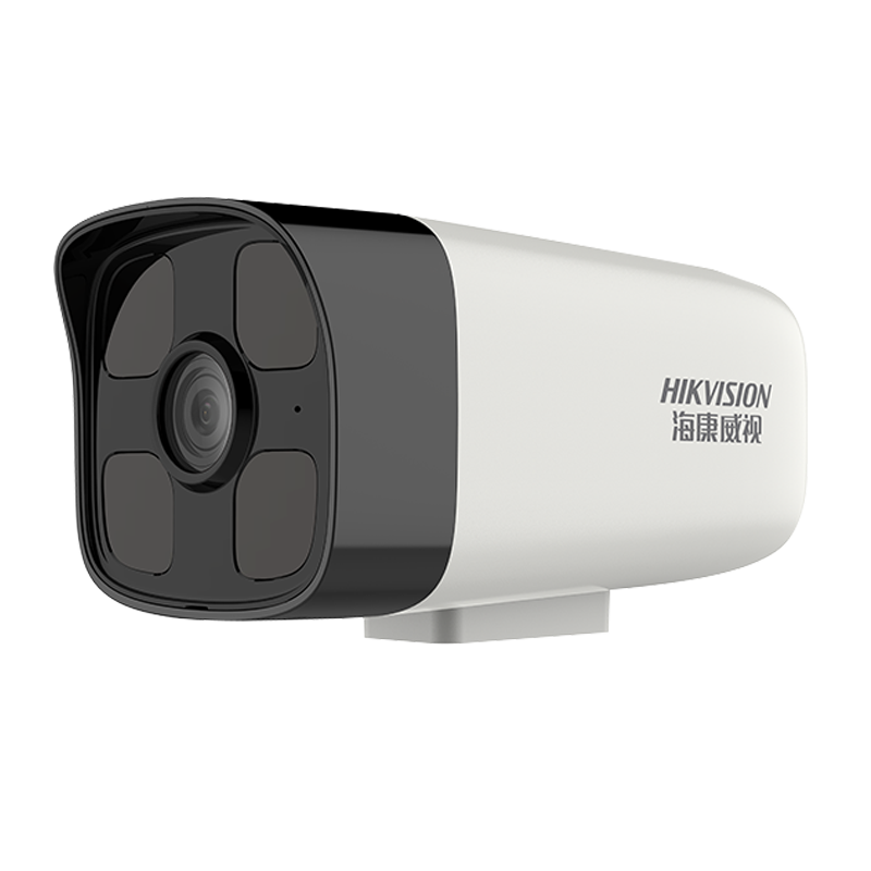 海康威视 监控器家用200万室内室外监控摄像机红外夜视可录音POE网线供电手机远程 B12HV2-IA 6MM