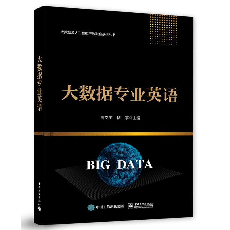 大数据专业英语书籍 电子工业出版社
