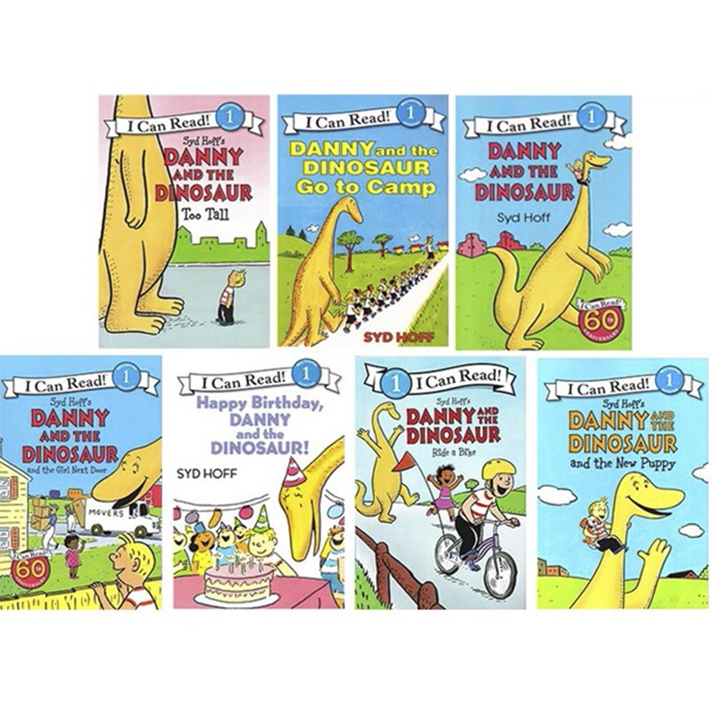 英文原版Danny and the Dinosaur恐龙系列7册汪培珽第一阶段I Can Read