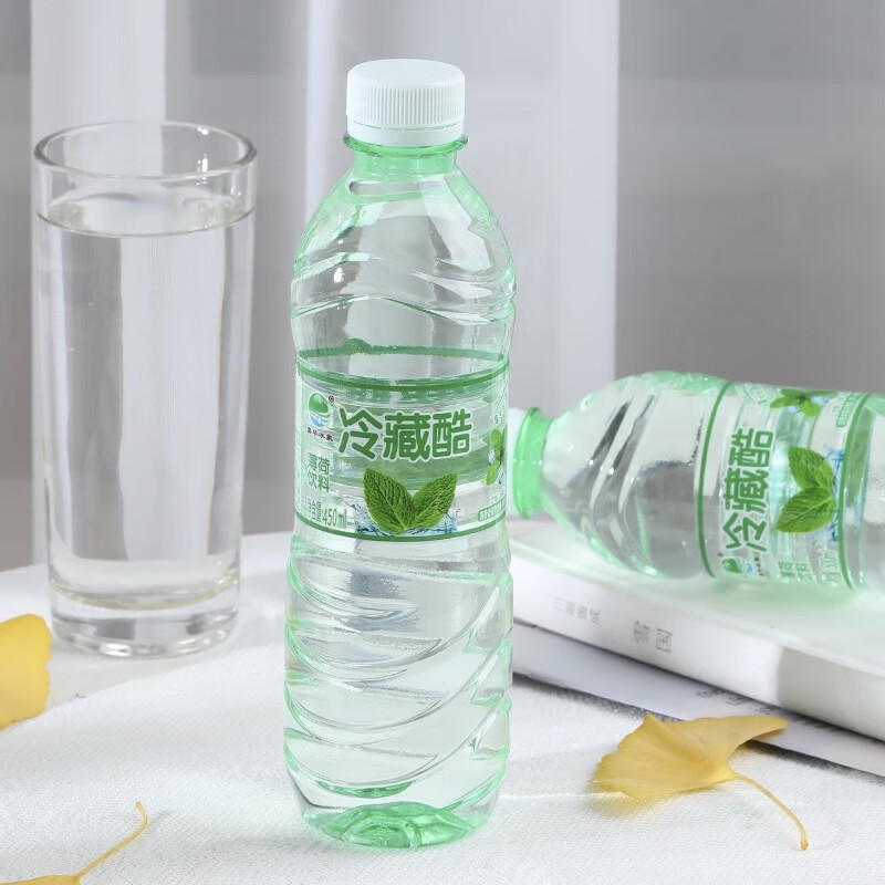 clcey嘉华冰泉冷藏酷薄荷水450ml瓶装嘉华冰泉冷藏酷薄荷水饮料 12瓶