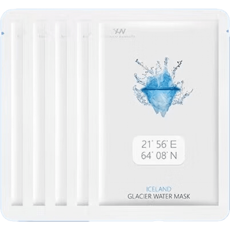 荷諾（histoire naturelle） 玫瑰軟膜積雪草軟膜冰川面膜舒緩面 冰川水面膜5片