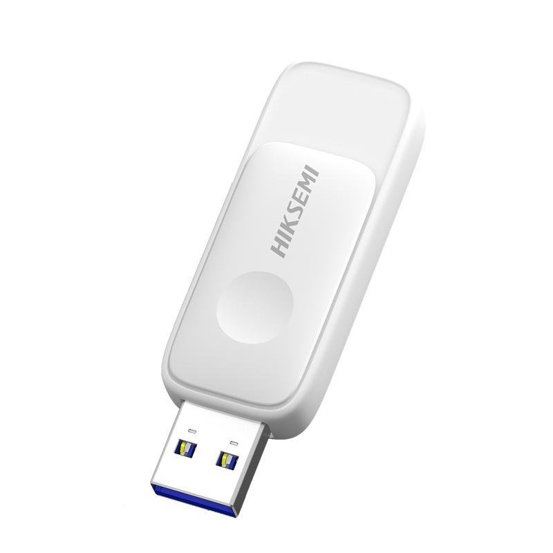 海康威视（HIKVISION）128GB USB3.1U盘星云R32白色 伸缩接口设计 电脑车载投标高速优盘系统盘100023999369
