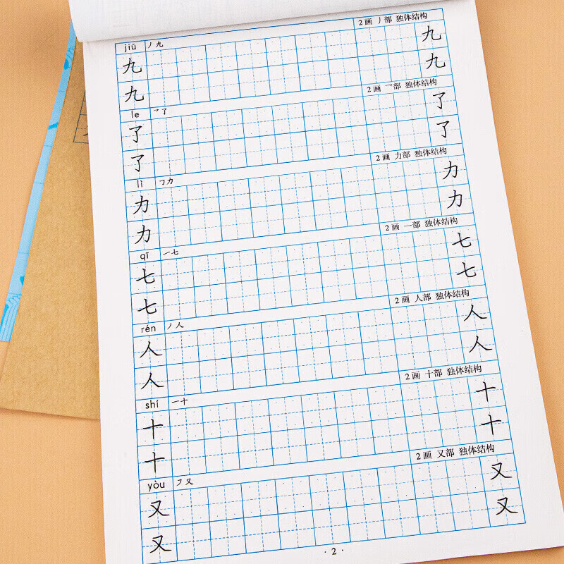 scl儿童汉字描红本小学生一年级-练字帖练习----岁宝宝启蒙学写字铅笔