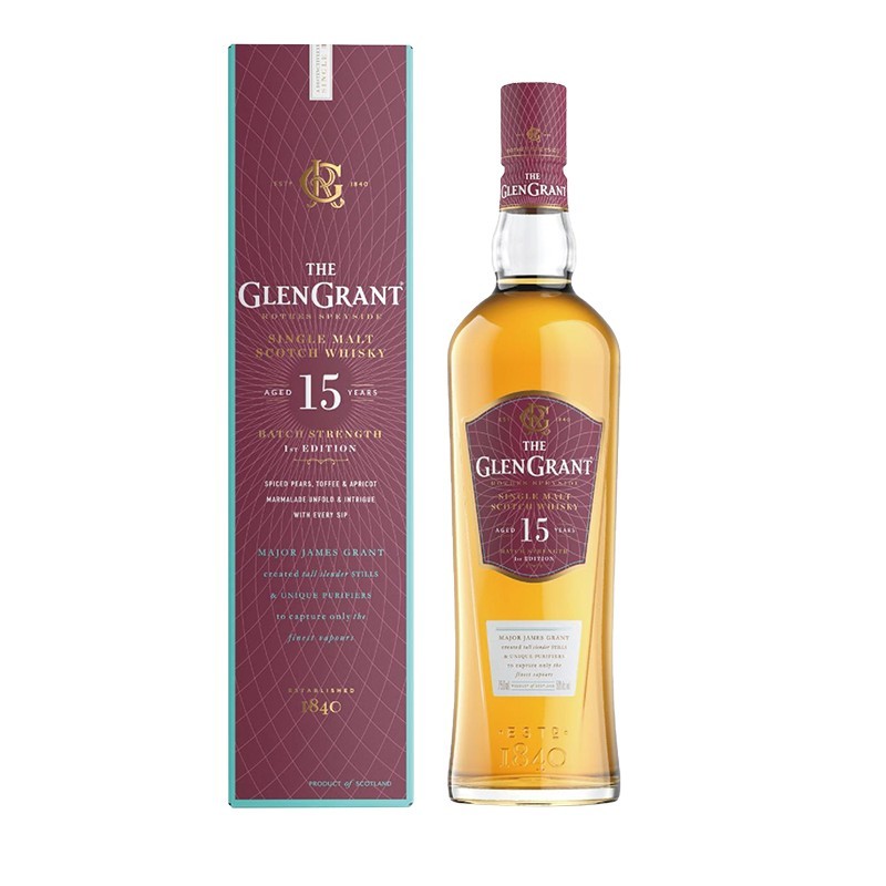 格兰冠 GELANGUAN 15年单一麦芽苏格兰威士忌700ml 英国进口洋酒