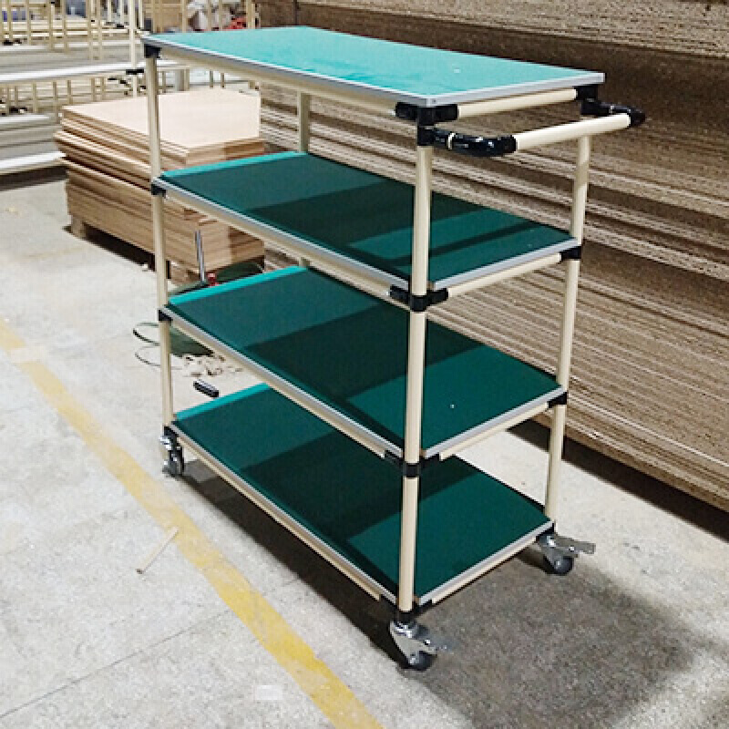 锋兰达手推车周转车物料精益管车间移动推车定制厂家a1 800*600*1200