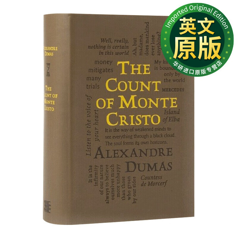 Count of Monte Cristo 基督山伯爵 字云经典系列 皮质封面 Alexandre Dumas 英文原版 软精装