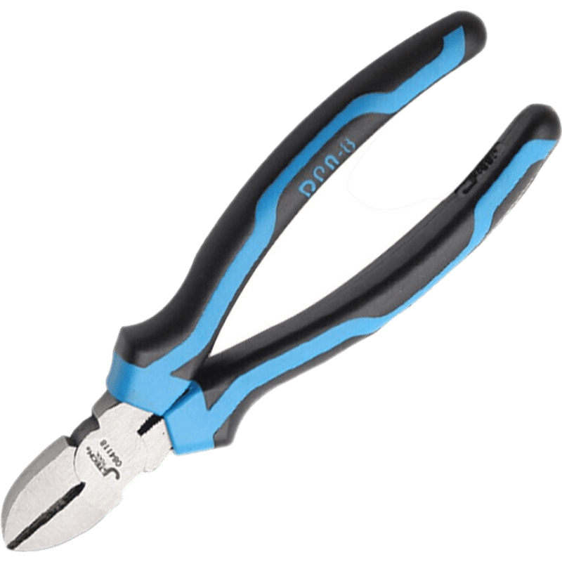 捷科（JETECH）斜嘴鉗斜口鉗剪線(xiàn)鉗雙色柄剪鉗斷線(xiàn)鉗鉻釩鋼偏口鉗子 8寸 DPN-8